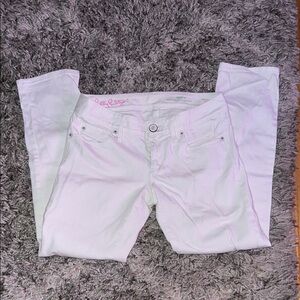 Lilly Pulitzer White Straight Leg Denim